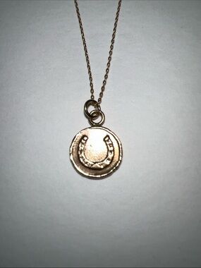 Pyrrah 14k Gold Coin Pendant Necklace - Classic Everyday Layering